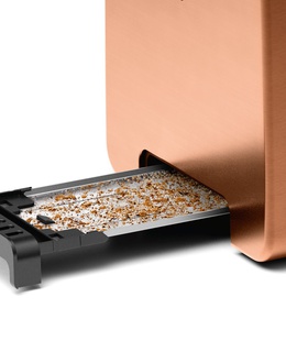 Tosteris Bosch | DesignLine Toaster | TAT4P429 | Power 970 W | Number of slots 2 | Housing material Stainless Steel | Copper/Black  Hover