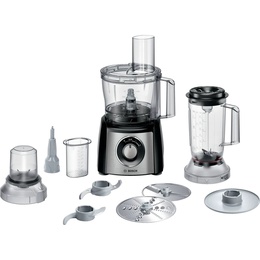 Virtuves kombains Bosch | Food Processor MultiTalent 3 Plus | MCM3PM386 | 900 W | Number of speeds 2 | Bowl capacity 2.3 L | Black/Stainless steel