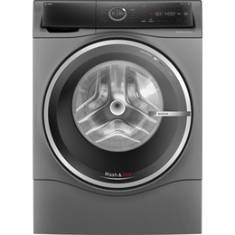 Veļas mazgājamā  mašīna Bosch | Washing Machine | WNC254ARSN | Energy efficiency class A/D | Front loading | Washing capacity 10.5 kg | 1400 RPM | Depth 62.2 cm | Width 59.8 cm | LED | Drying system | Drying capacity 6 kg | Steam function | Dosage assistant | Grey