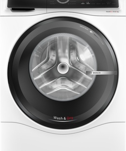 Veļas mazgājamā  mašīna Bosch | Washing Machine with Dryer | WNC254A0SN | Energy efficiency class D | Front loading | Washing capacity 10.5 kg | 1400 RPM | Depth 62 cm | Width 60 cm | Display | LED | Drying system | Drying capacity 6 kg | Steam function | White  Hover