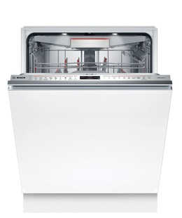 Trauku mazgājamā mašīna Dishwasher | SMV8YCX02E | Built-in | Width 60 cm | Number of place settings 14 | Number of programs 8 | Energy efficiency class A | Display | AquaStop function | White  Hover