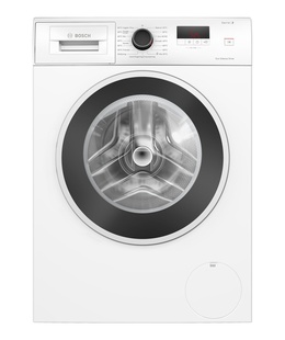 Veļas mazgājamā  mašīna Bosch Washing Machine | WGE0240ASN | Energy efficiency class A | Front loading | Washing capacity 7 kg | 1400 RPM | Depth 63 cm | Width 60 cm | Display | LED | White  Hover