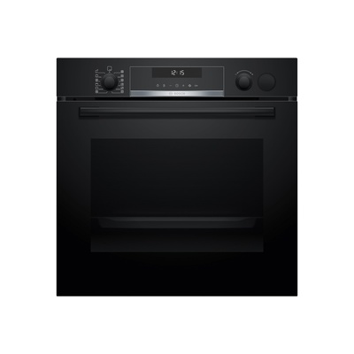 Cepeškrāsnis Bosch Oven | HRG578BB7 | 71 L | Electric | Pyrolysis | Knobs | Steam function | Height 59.5 cm | Width 59.4 cm | Black