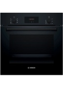 Cepeškrāsnis Bosch Oven | HBF133BA1 | 66 L | Electric | EcoClean | Knobs | Height 59.5 cm | Width 59.4 cm | Black