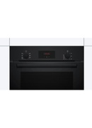Cepeškrāsnis Bosch Oven | HBF133BA1 | 66 L | Electric | EcoClean | Knobs | Height 59.5 cm | Width 59.4 cm | Black Hover