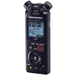 Diktofons Olympus | Linear PCM Recorder | LS-P5 | Black | Microphone connection | MP3 playback | Rechargeable | FLAC / PCM (WAV) / MP3 | 59 Hrs 35 min | Stereo