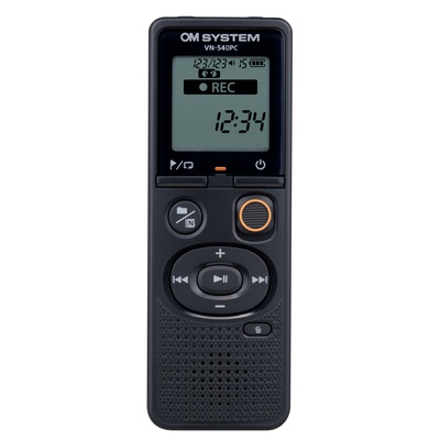 Diktofons Olympus | Digital Voice Recorder (OM Branded) | VN-540PC | Black | Segment display 1.39 | WMA