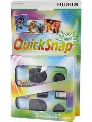  Fujifilm | 7130786 QuickSnap 400 Disposable Flash Camera (Pack of 2)  Hover
