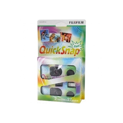  Fujifilm | 7130786 QuickSnap 400 Disposable Flash Camera (Pack of 2)