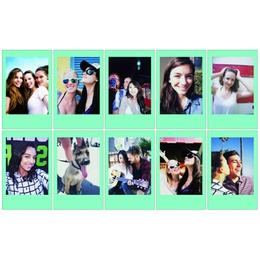  Fujifilm | Instax Mini | SKY BLUE FRAME (10pl) Instant Film | 54 x 86 mm