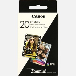  20 sheets | ZP-2030 | White | 5 x 7.6 cm | Photo Paper