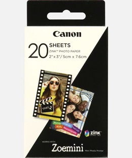  20 sheets | ZP-2030 | White | 5 x 7.6 cm | Photo Paper  Hover