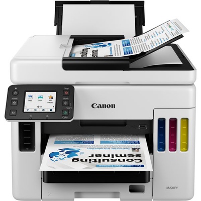 Printeris Canon MAXIFY GX7050 | Inkjet | Colour | Colour Inkjet Multifunction Printer | A4 | Wi-Fi | Grey/Black