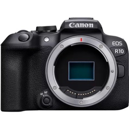  Canon | D.CAM EOS R10 Mirrorless Camera Body | Megapixel 24.2 MP | Image stabilizer | ISO sensitivity (max) 32000 | Wi-Fi | Video recording | Manual | CMOS | Black