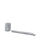  Sharp | 5.1.2 Dolby Atmos/DTS:X Soundbar with Wireless Subwoofer | HT-SBW55121(SL) | 650 W | Bluetooth | Silver | Wireless connection Hover