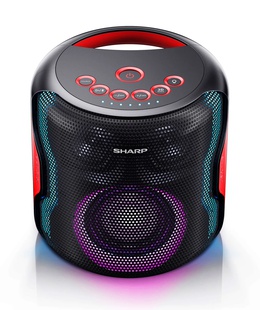  Sharp Party Speaker | PS-921(BK) | 130 W | Bluetooth | Black | Portable | Wireless connection  Hover