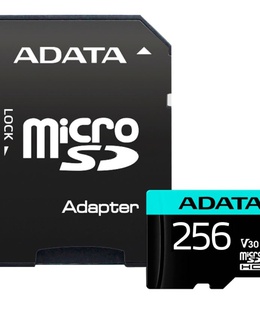 ADATA | Premier Pro | UHS-I U3 | 256 GB | micro SDXC | Flash memory class 10 | with Adapter  Hover