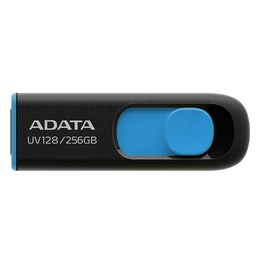  ADATA | USB Flash Drive | UV128 | 256 GB | USB 3.2 Gen1 | Black/Blue