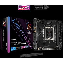 ASRock | Z790I LIGHTNING WIFI | Processor family Intel | Processor socket LGA1700 | DDR5 | Supported hard disk drive interfaces SATA