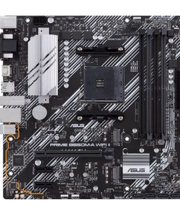  Asus | PRIME B550M-A WIFI II | Processor family AMD | Processor socket AM4 | DDR4 DIMM | Memory slots 4 | Supported hard disk drive interfaces 	SATA  Hover