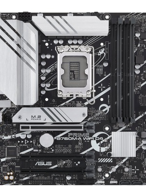  Asus | PRIME B760M-A WIFI D4 | Processor family Intel | Processor socket LGA1700 | DDR4 DIMM | Supported hard disk drive interfaces SATA  Hover