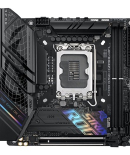  Asus | ROG STRIX B760-I GAMING WIFI | Processor family Intel | Processor socket LGA1700 | DDR5 SDRAM | Supported hard disk drive interfaces M.2  Hover