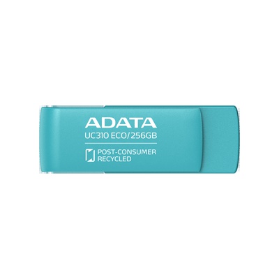  ADATA | USB Flash Drive | UC310 ECO | 256 GB | USB 3.2 Gen1 | Green