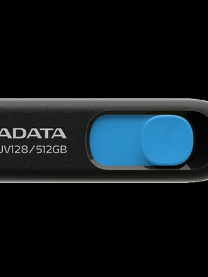  ADATA | USB Flash Drive | UV128 | 512 GB | USB 3.2 Gen1 | Black/Blue  Hover