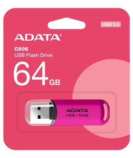  ADATA | USB Flash Drive | C906 | 64 GB | USB 2.0 | Pink  Hover