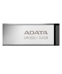 ADATA | USB Flash Drive | UR350 | 32 GB | USB 3.2 Gen1 | Black  Hover