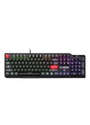 Tastatūra MSI | VIGOR GK41 DUSK LR US | Gaming keyboard | Wired | US | Black | Kailh Red