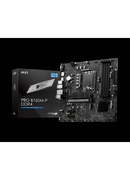 MSI | PRO B760M-P DDR4 | Processor family Intel | Processor socket  LGA1700 | DDR4 DIMM | Memory slots 4 | Supported hard disk drive interfaces 	SATA