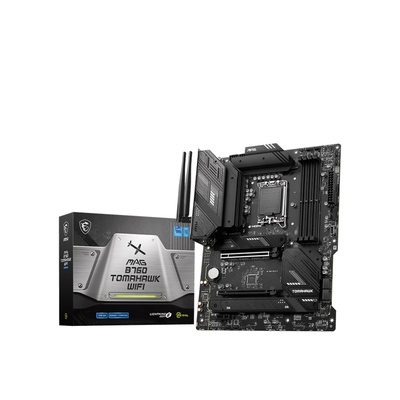  MSI | MAG B760 TOMAHAWK WIFI | Processor family Intel | Processor socket LGA1700 | DDR5 | Supported hard disk drive interfaces SATA