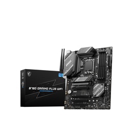 MSI | B760 GAMING PLUS WIFI | Processor family Intel | Processor socket  LGA1700 | DDR5 | Memory slots 4 | Supported hard disk drive interfaces 	SATA