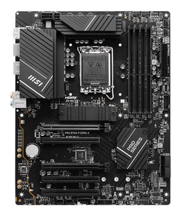  MSI | PRO B760-P DDR4 II | Processor family Intel | Processor socket LGA1700 | DDR4 | Number of SATA connectors 4  Hover