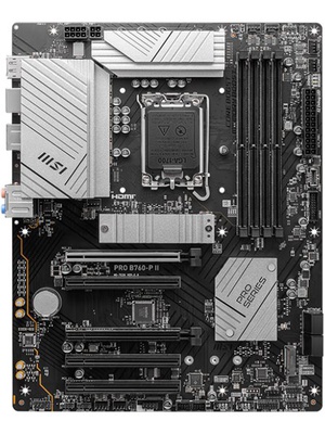  MSI | PRO B760-P II | Processor family Intel | Processor socket LGA1700 | DDR5 | Number of SATA connectors 4  Hover