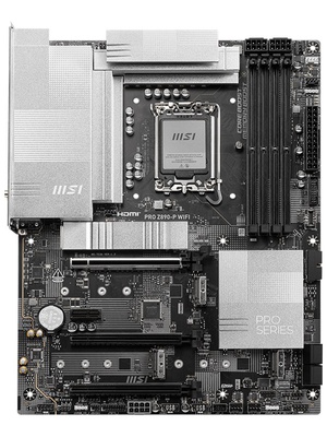  MSI PRO Z890-P WIFI | Processor family Intel | Processor socket LGA1851 | DDR5 UDIMM | Supported hard disk drive interfaces SATA  Hover
