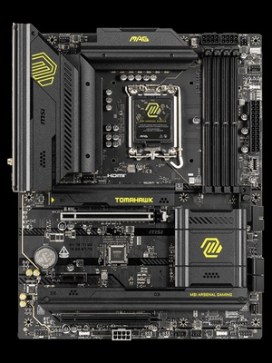 MSI MAG B860 TOMAHAWK WIFI | Processor family Intel | Processor socket LGA1851 | DDR5 | Supported hard disk drive interfaces SATA  Hover