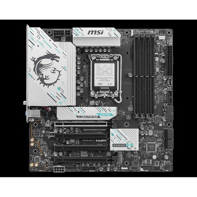 MSI B860M GAMING PLUS WIFI | Processor family Intel | Processor socket LGA1851 | DDR5 | Supported hard disk drive interfaces SATA