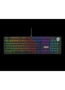 Tastatūra MSI FORGE GK320 RED US | Gaming keyboard | Wired | US | Mechanical RED Switches