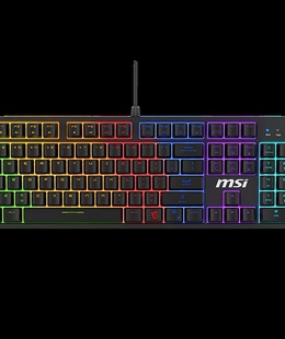 Tastatūra MSI FORGE GK320 RED US | Gaming keyboard | Wired | US | Mechanical RED Switches  Hover