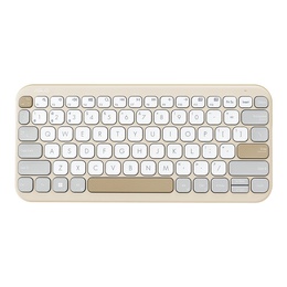 Tastatūra Asus KW100 | Keyboard | Wireless | US | Oat Milk | Bluetooth