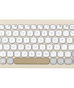 Tastatūra Asus KW100 | Keyboard | Wireless | US | Oat Milk | Bluetooth  Hover
