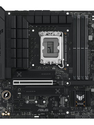  ASUS TUF GAMING B760M-PLUS II | Asus | Processor family Intel B760 | Processor socket 1 x LGA1700 Socket | 4 DIMM slots - DDR5  Hover