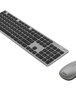 Tastatūra Asus W5000 | Keyboard and Mouse Set | Wireless | US | Gray  Hover
