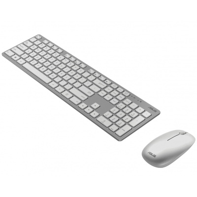 Tastatūra Asus W5000 | Keyboard and Mouse Set | Wireless | US | White