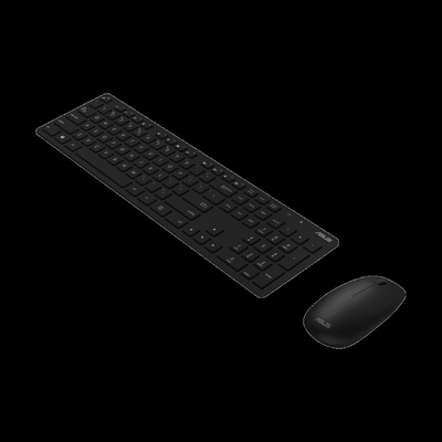 Tastatūra Asus W5000 | Keyboard and Mouse Set | Wireless | US | Black