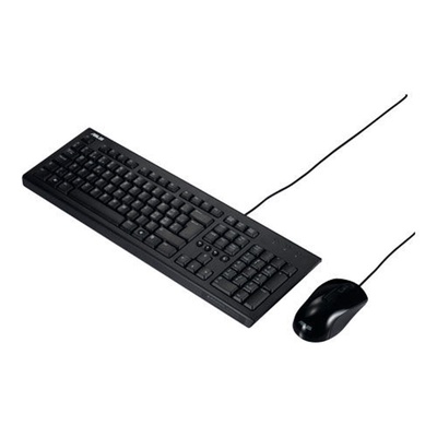 Tastatūra Asus U2000 | Keyboard and Mouse Set | Wired | US | Black