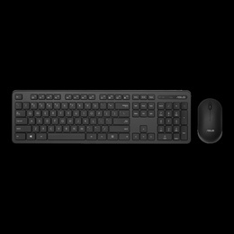Tastatūra Asus CW100 | Keyboard and Mouse Set | Wireless | US-ENG | Black