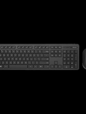 Tastatūra Asus CW100 | Keyboard and Mouse Set | Wireless | US-ENG | Black  Hover